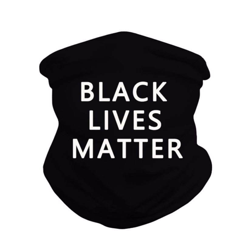 Unisex Outdoor Mouth Cover Sun Protection Black Lives Matter Print Cycling Face Mask