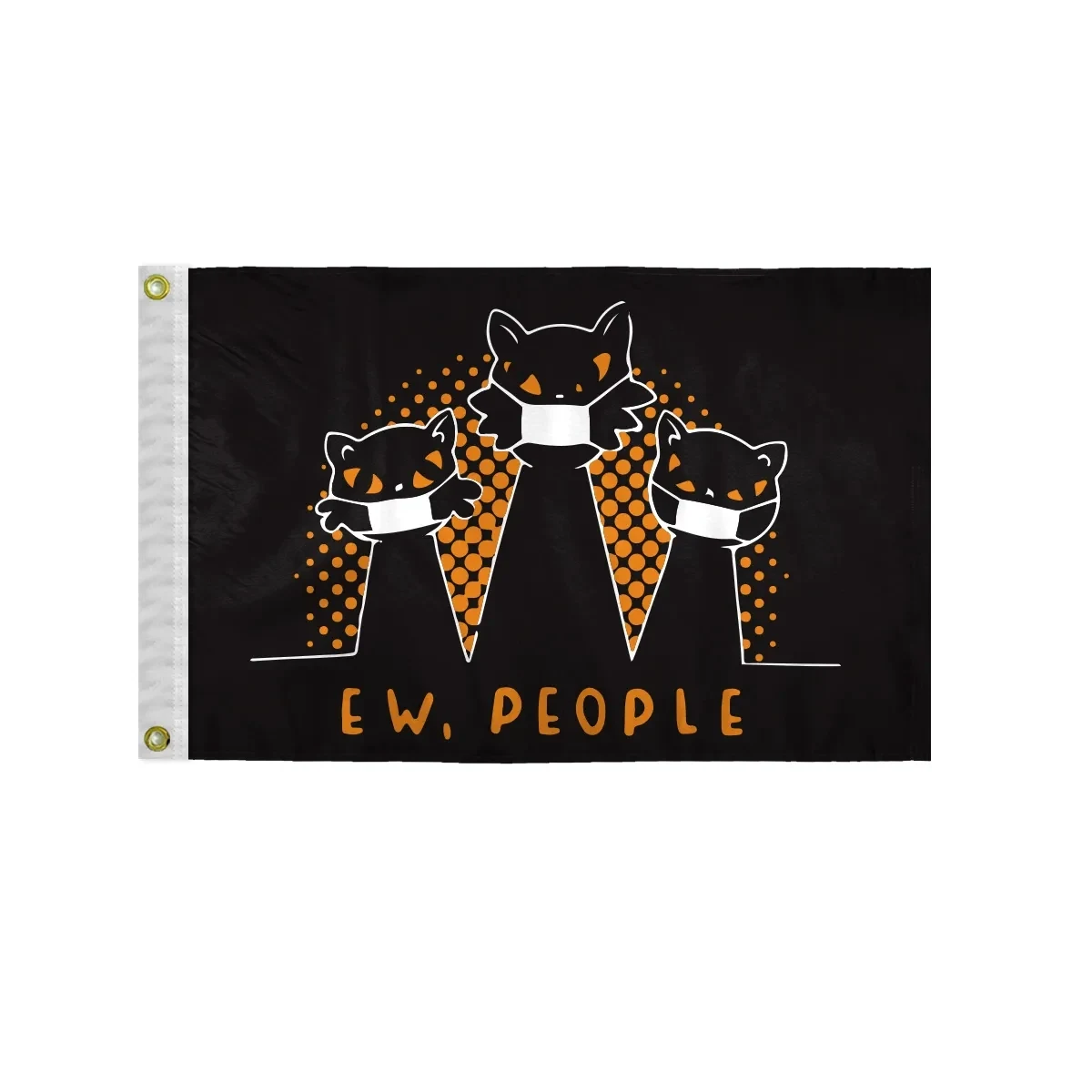 Custom Screen Sublimation Flag - 16" x 24" W-Poly 1