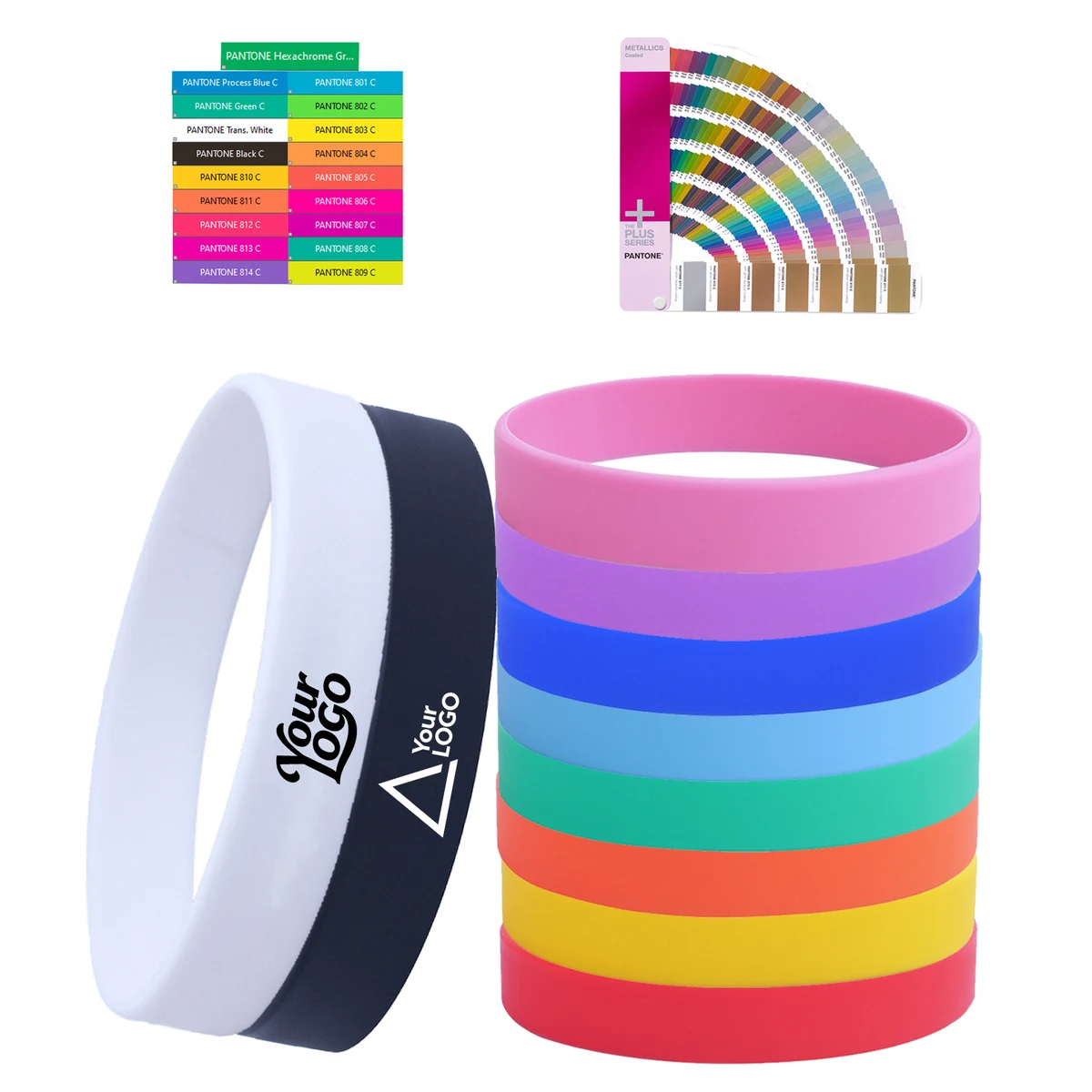 Custom Embossed Silicone Band Bracelet 1