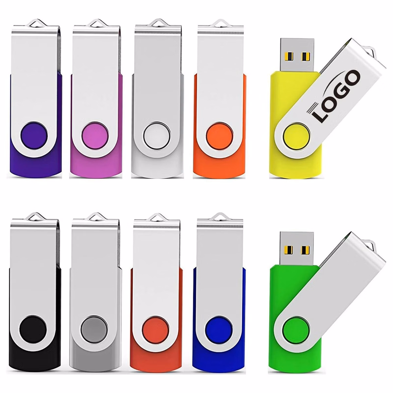 8GB USB Swivel Thumb Flash Drive