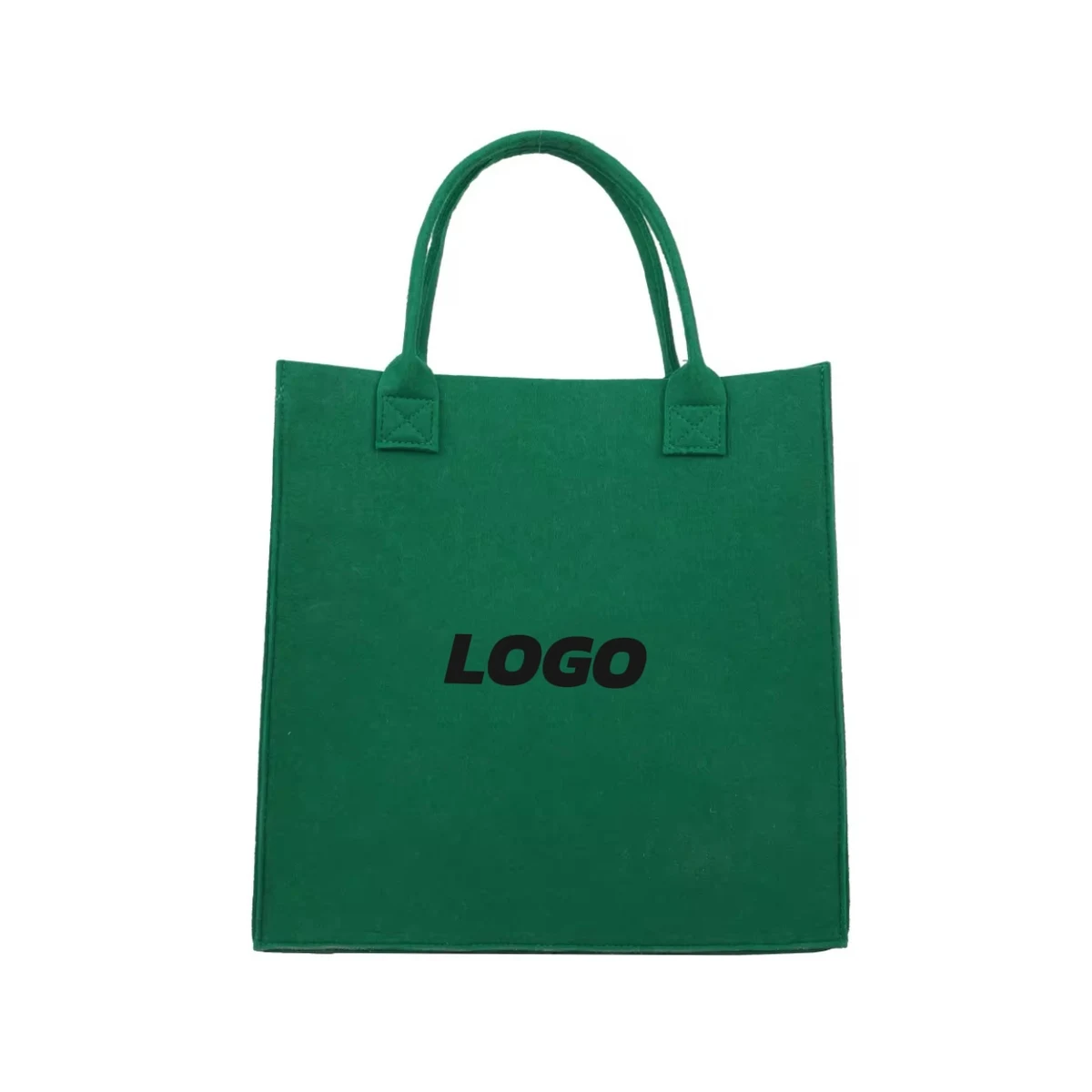 MOQ 10 pcs Strong Felt Tote Bag, custom tote bag with logo imprint 1
