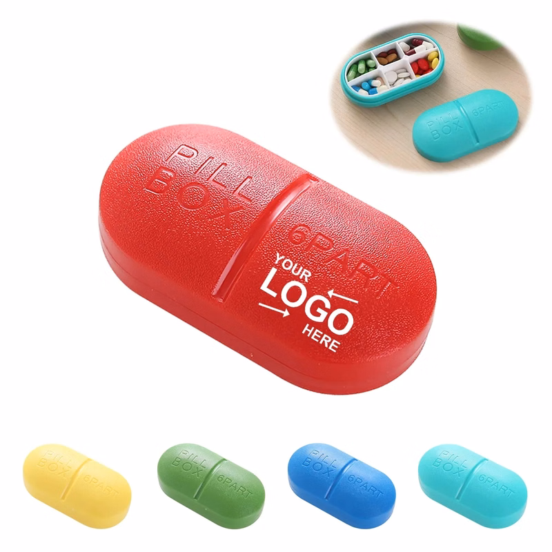 6 Girds Medicine Pills Organizer