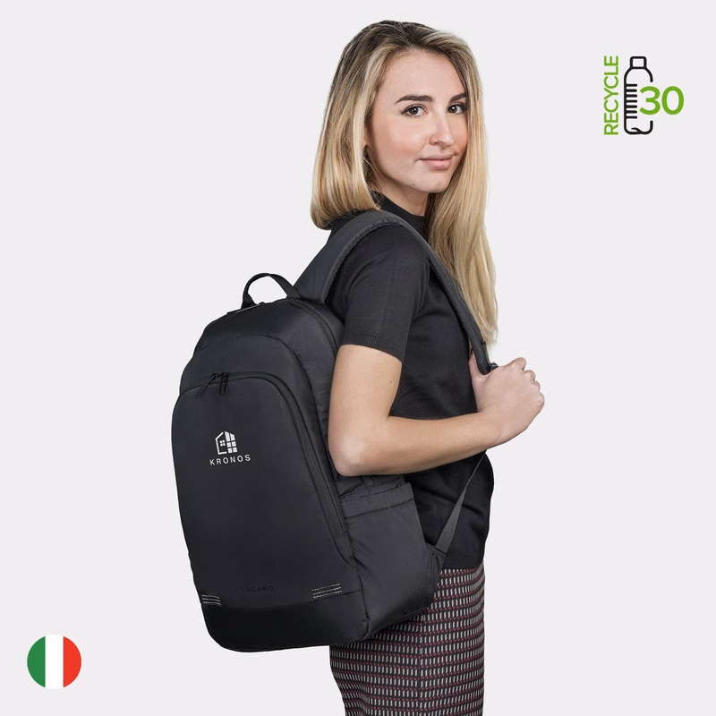 Tucano - Italy Recycled Forte 16" Tech Backpack (11" x 17.7" x 5.1")