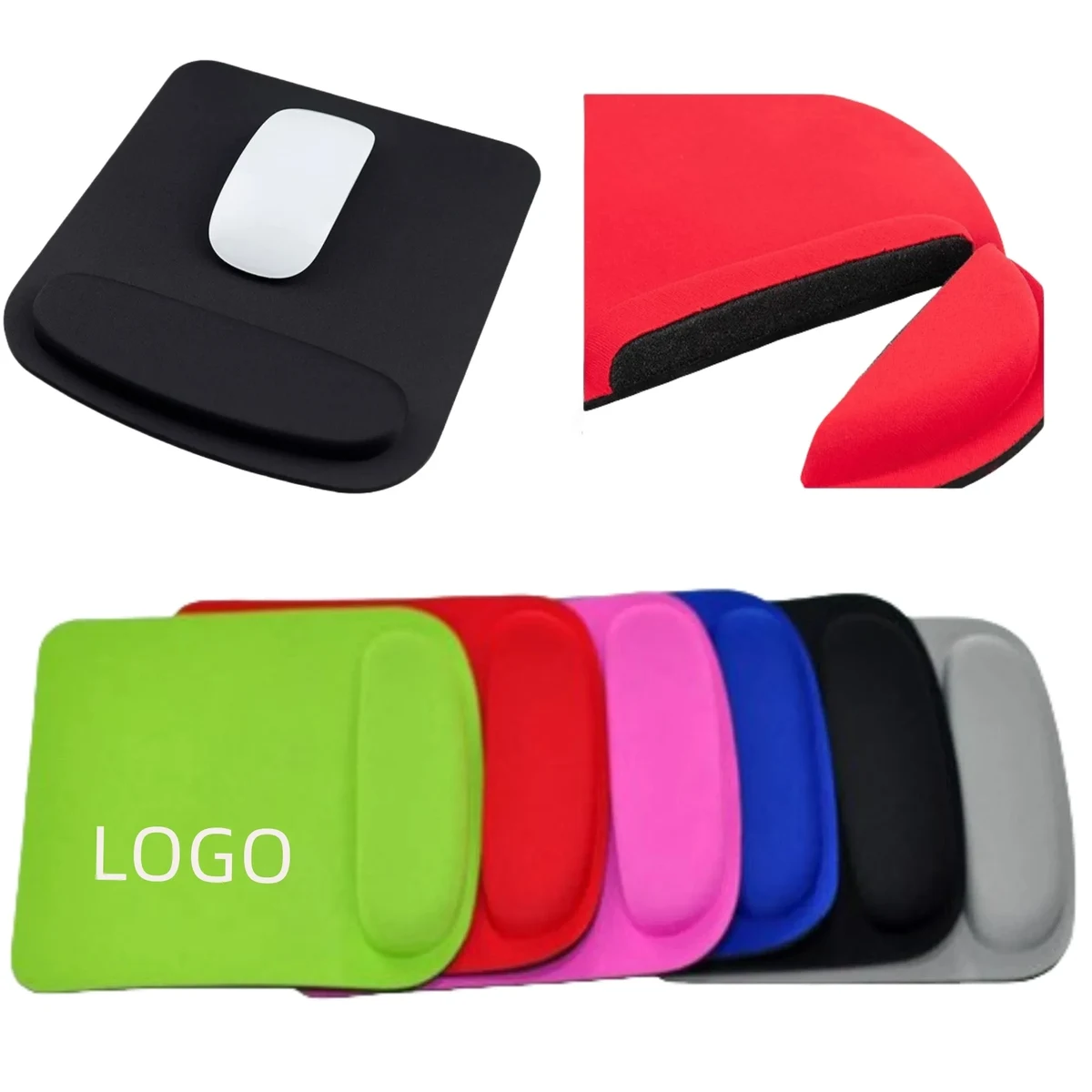 Square EVA Thickened Sponge Wrist Support Mouse Pad 1