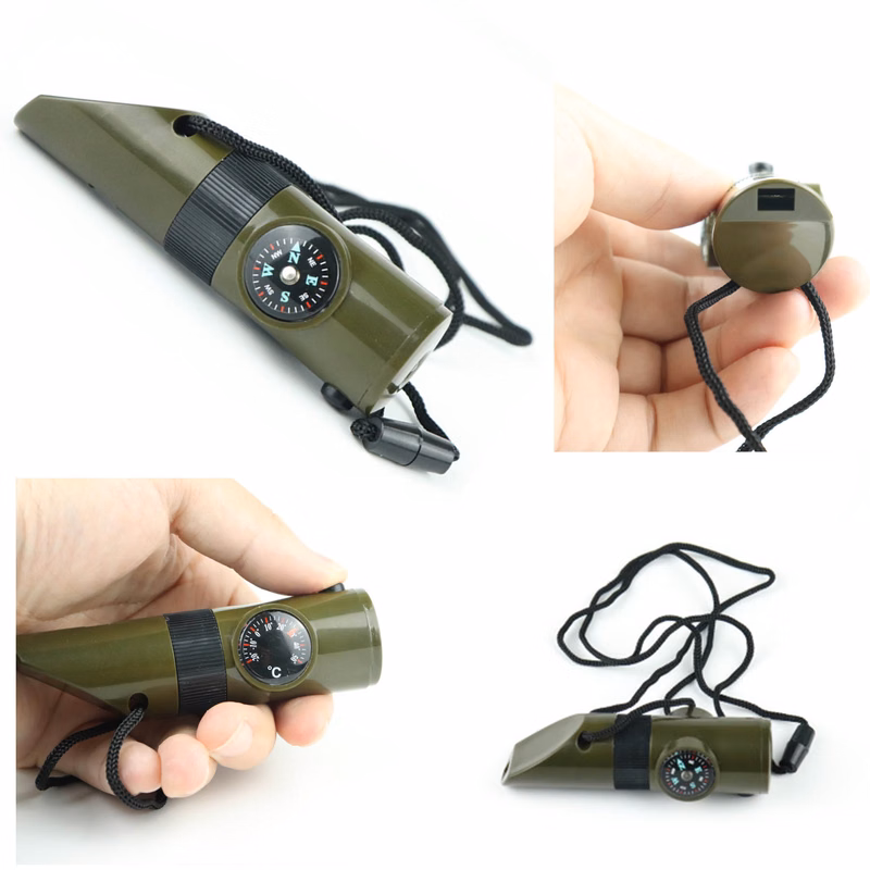 Outdoor Seven In One Multifunctional Whistle
