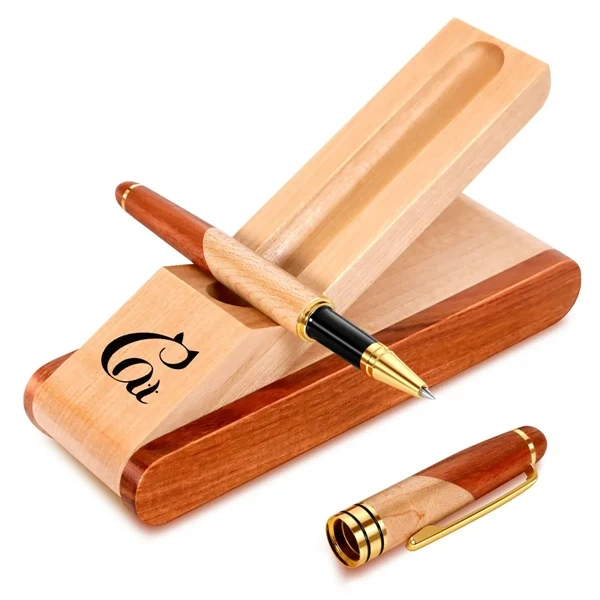 Wooden Ballpoint Pen Gift Set 1