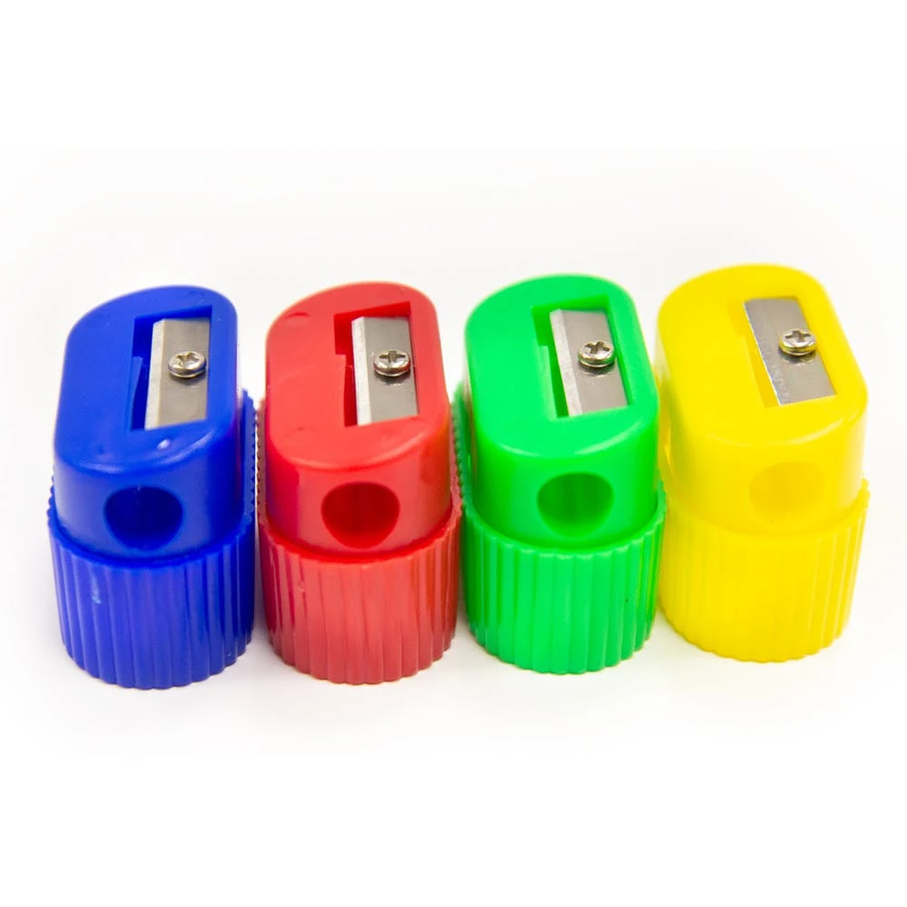 Pencil Sharpeners - 576 Count Shaving Catcher Assorted Colors 1