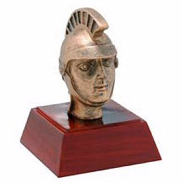 Spartan/Trojan Resin Sculpture
