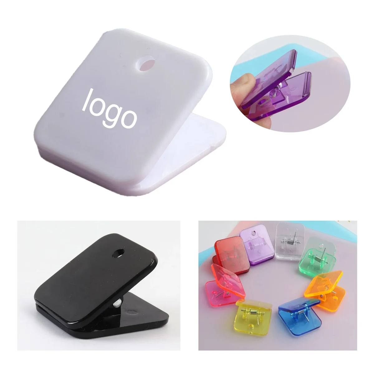 Square Acrylic Clip 1