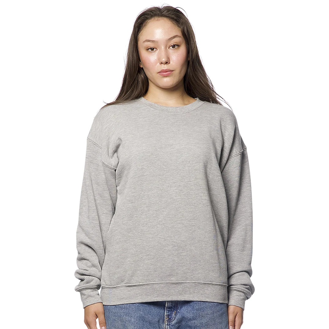 Unisex Fashion Fleece Oversize Crew Sweatshirt, custom hoodie or sweatshirt with logo imprint 1
