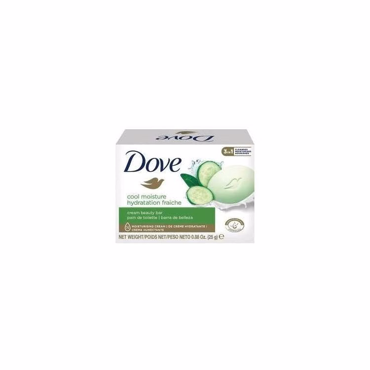 Dove Cream Beauty Bar Soaps Cucumber Scent - 0.88 oz