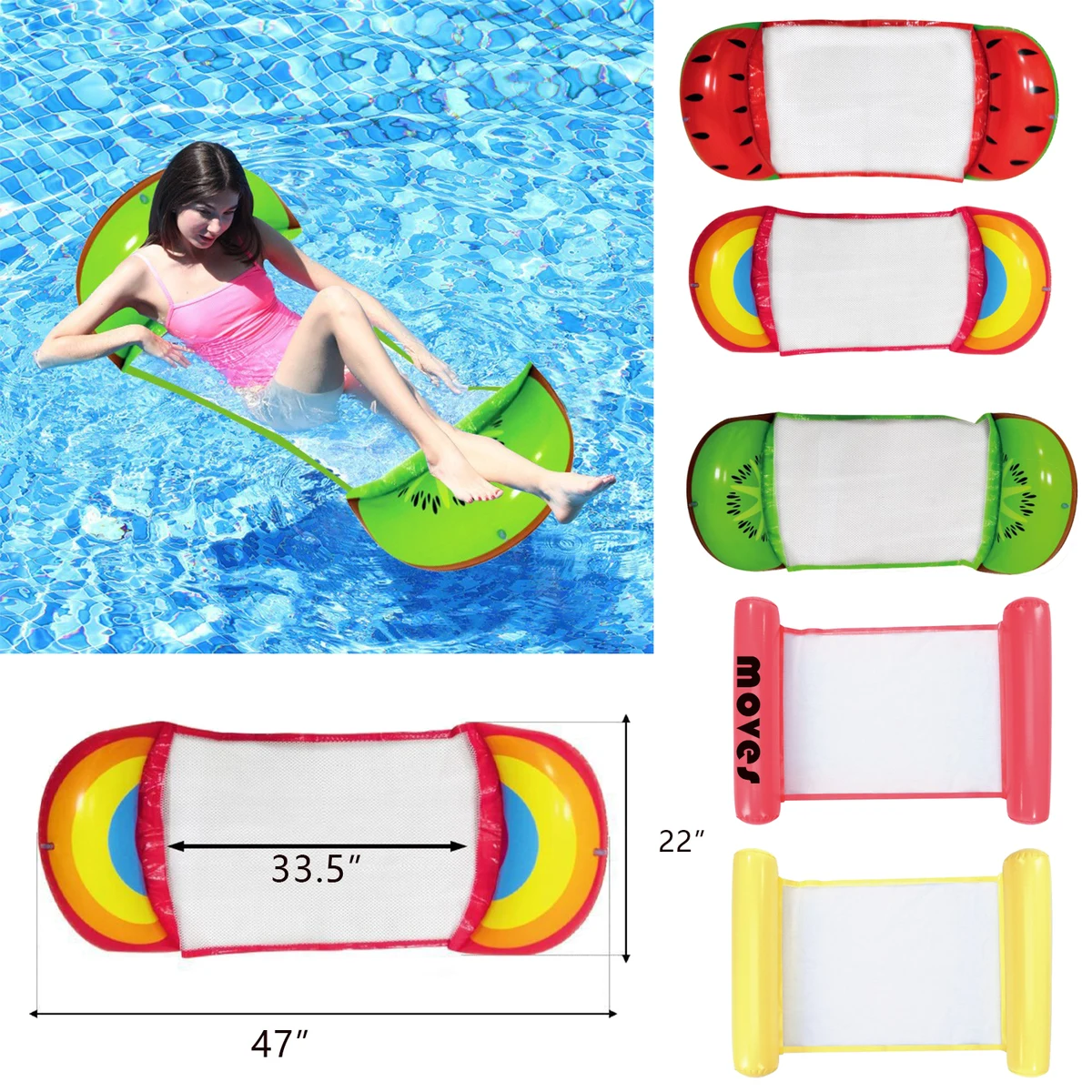Foldable PVC Floating Backrest 1