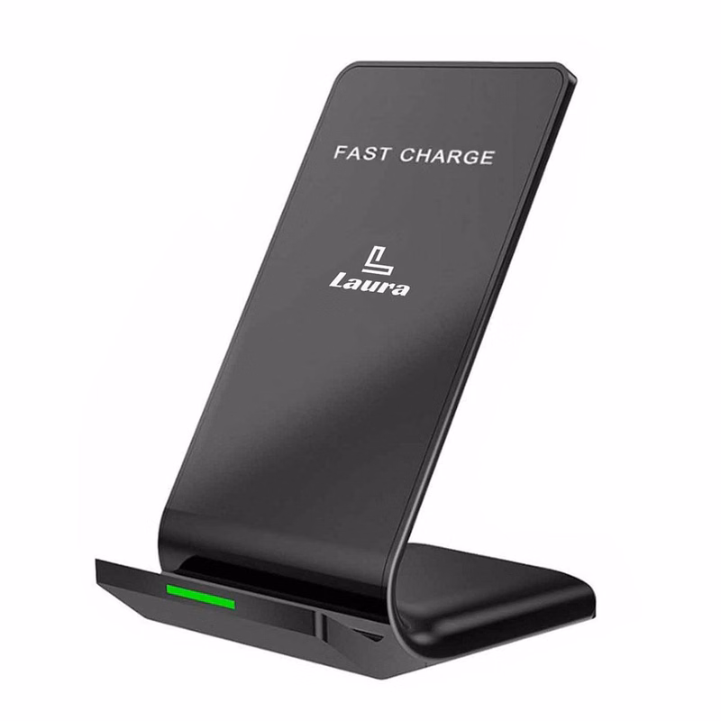 35W Dual Coil Desktop Phone Stand Wireless Charger