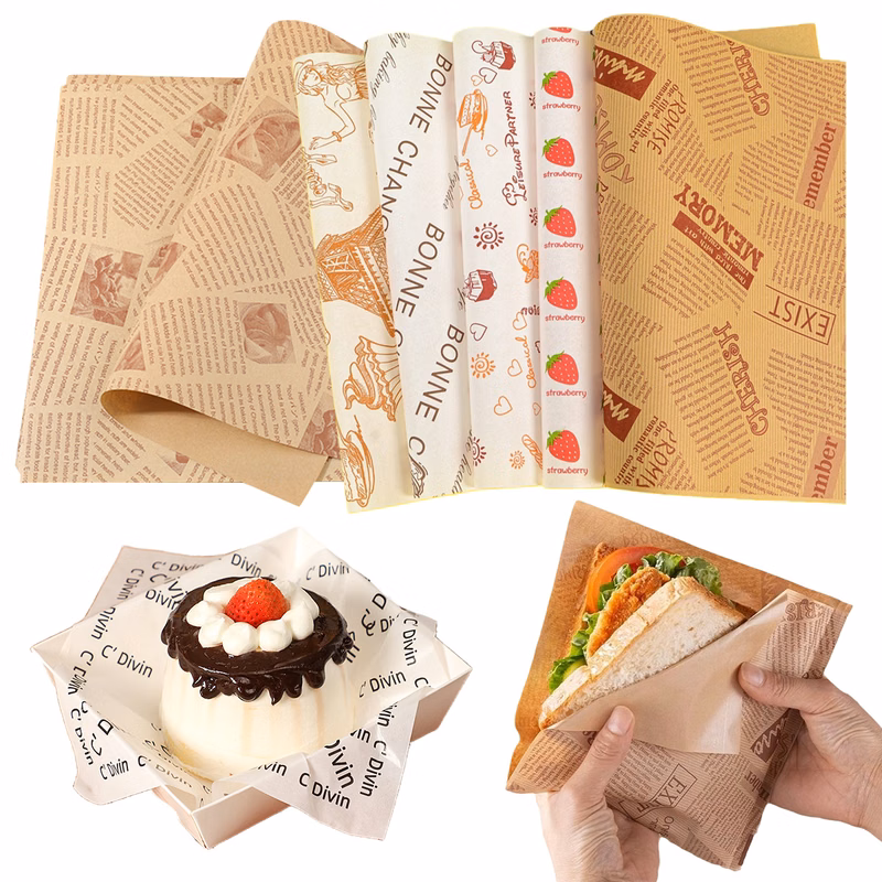 Customized Food Packaging Paper MOQ1000