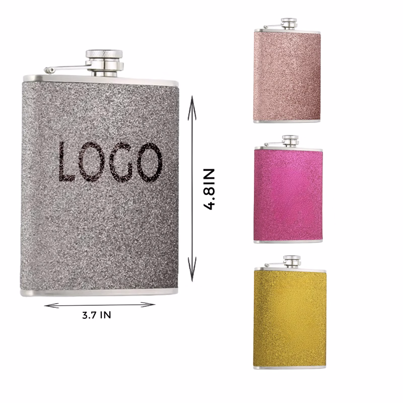 8OZ Stainless Steel Flashy Flask