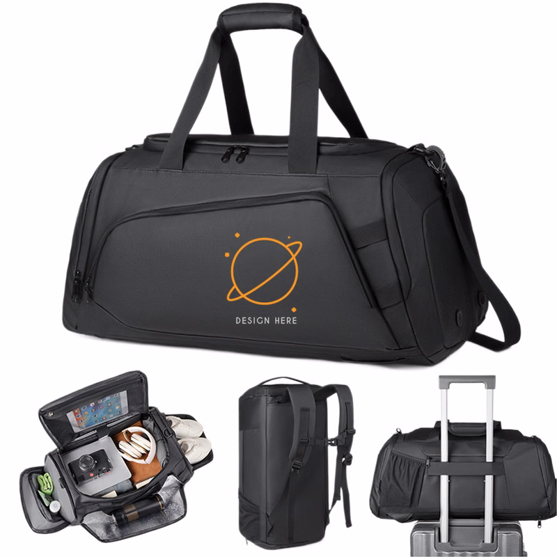 Multi?Pocket Sport Gym Duffle Carry?on Travel Bag