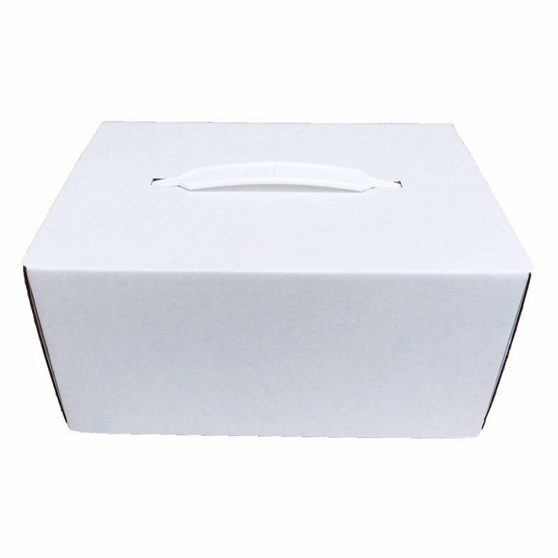 8 1/4" x 6 1/2" x 4" - E-Flute Box with Handle