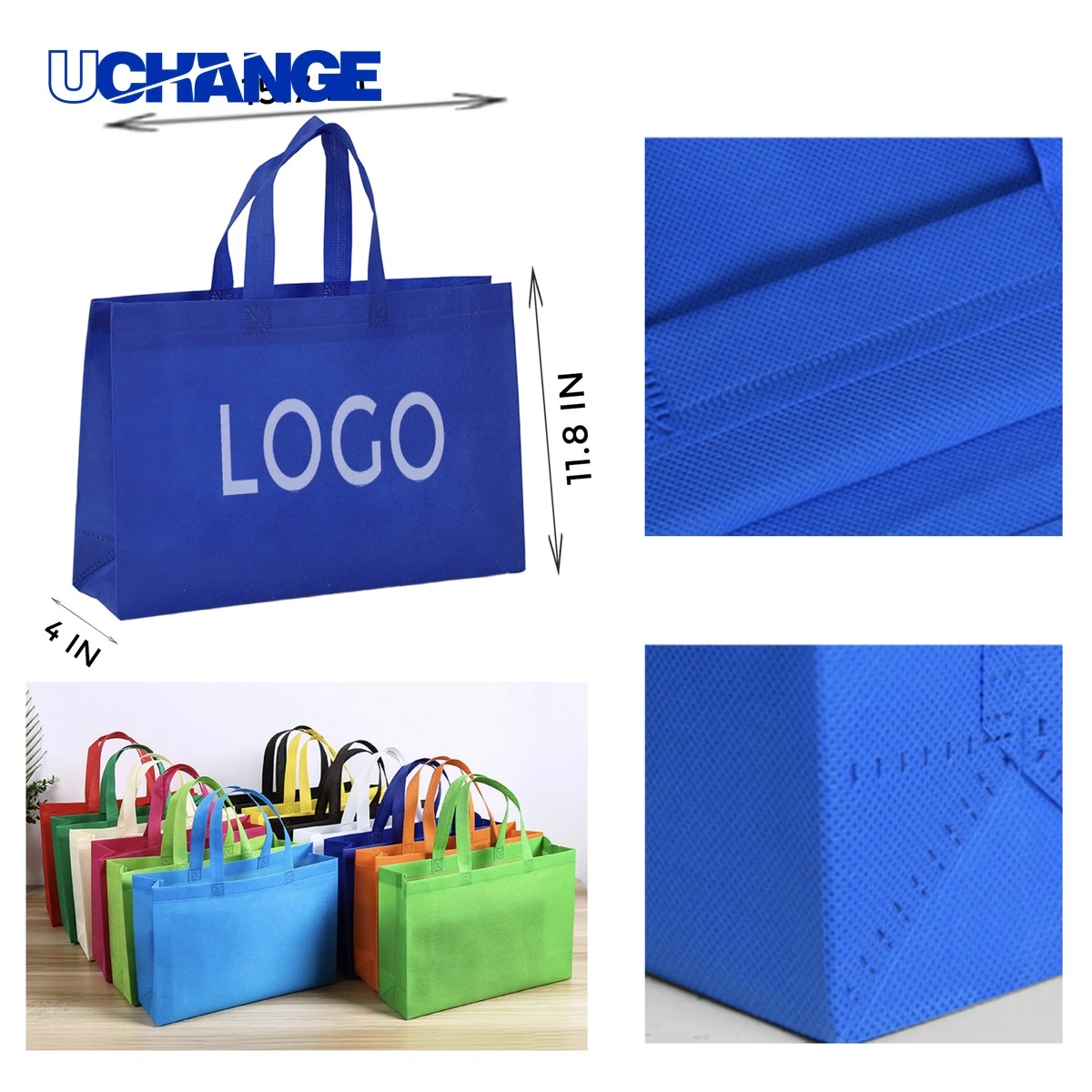 Durable Horizontal Non-Woven Tote Bag 1