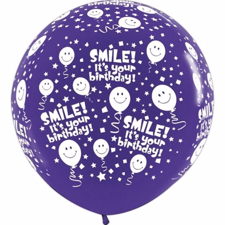 3' Fashion Solids Balloon - Printed 1 Side/ 1 Color