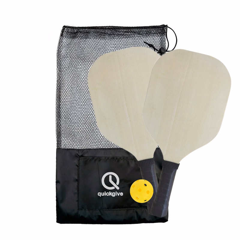 3pcs Wood Pickleball Set - OCEAN