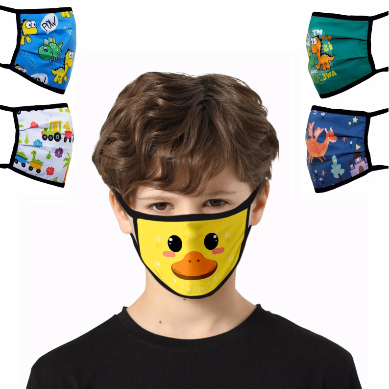 Vivaldi Sublimated Cotton Face Mask - Youth size