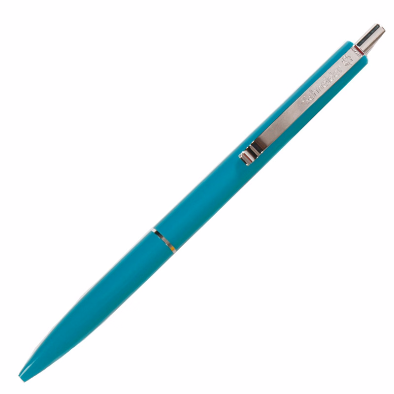 Slim Plastic Ballpoint Pen 5.31" x 0.39" With Metal Clip