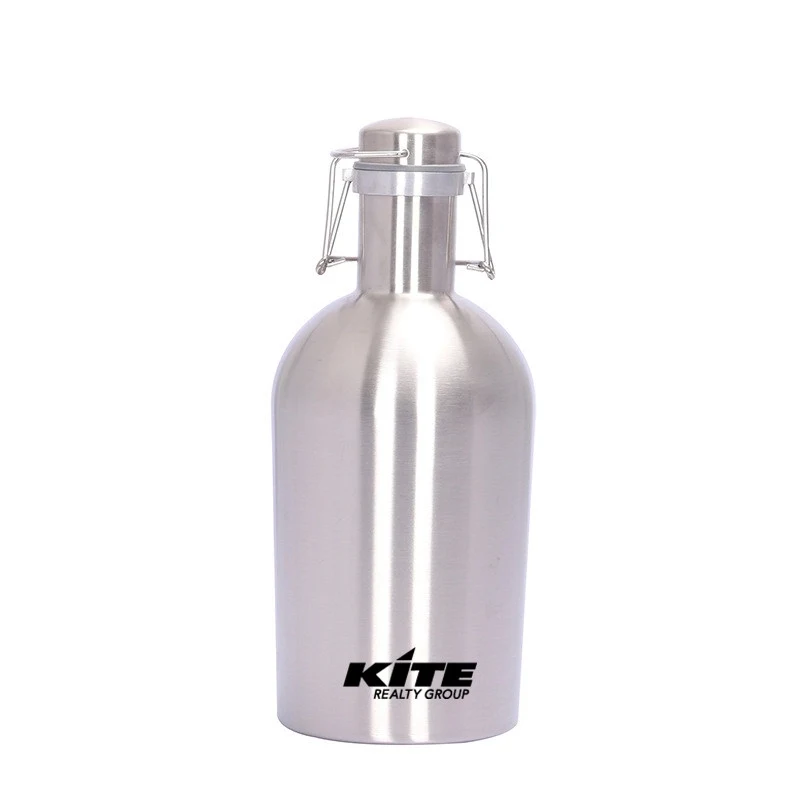 Extra large 67 OZ Beer Bottle Insulator for Cold Beverages, custom water bottle with logo imprint 1