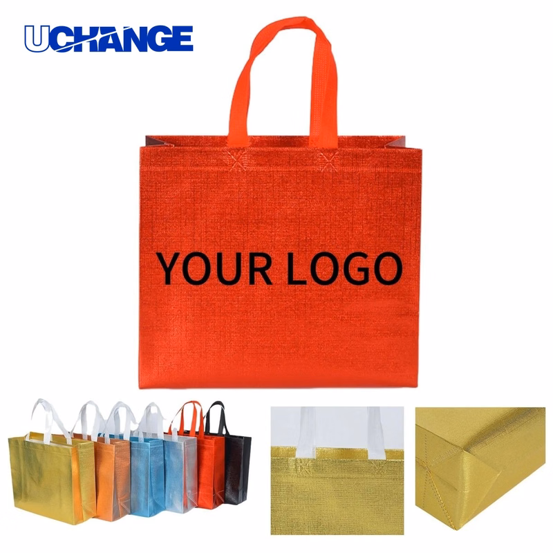Laser Effect Gift Bag Packaging with Silkscreen Print