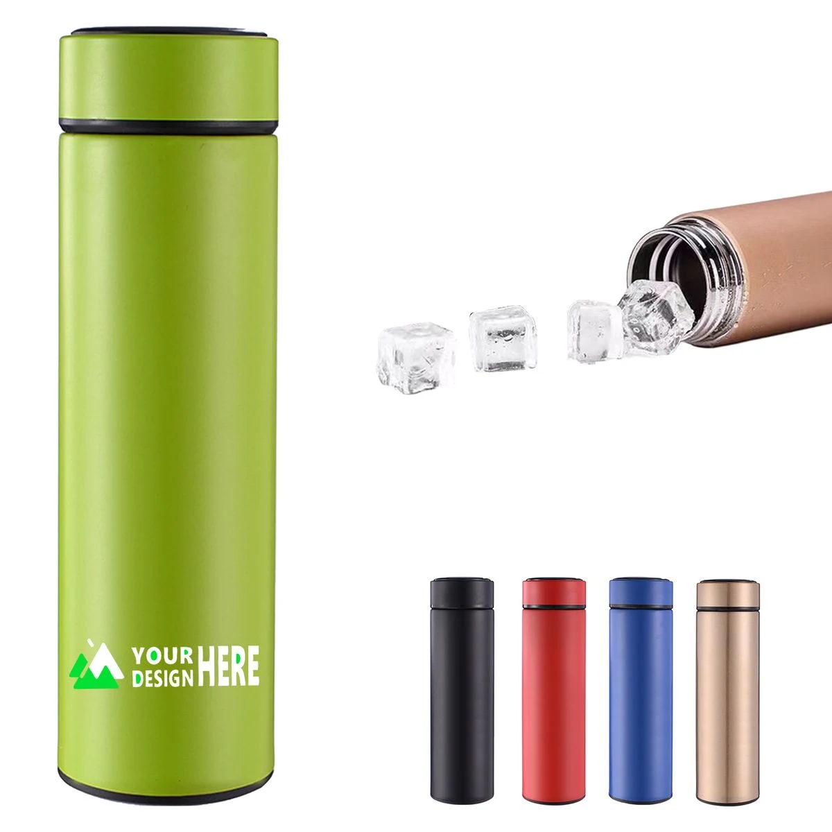 16 oz Travel Stainless Vacuum Insulated Coffee Cup w/ Lid 1