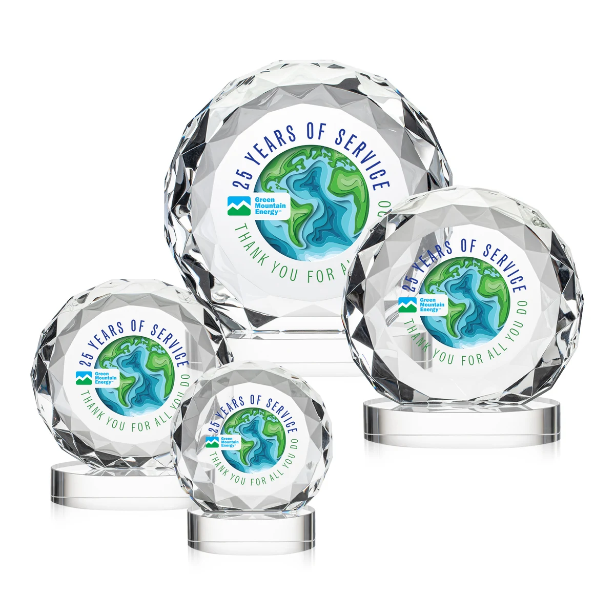 Seville VividPrint™ Award on Alberton Base - Clear 1