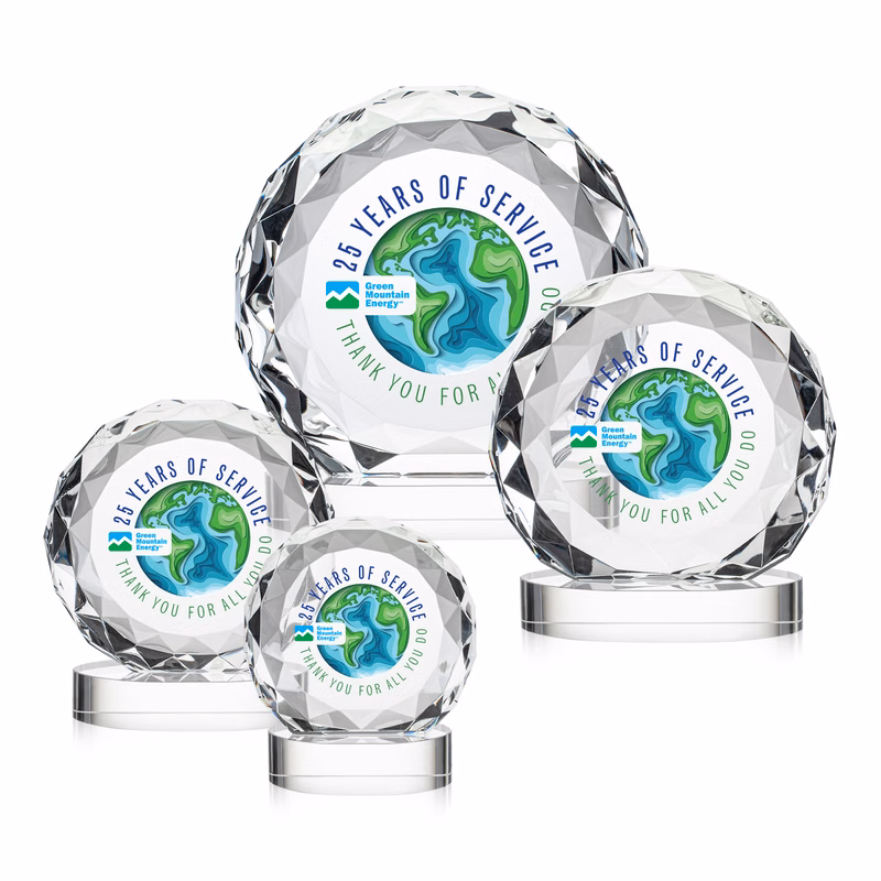 Seville VividPrint™ Award on Alberton Base - Clear