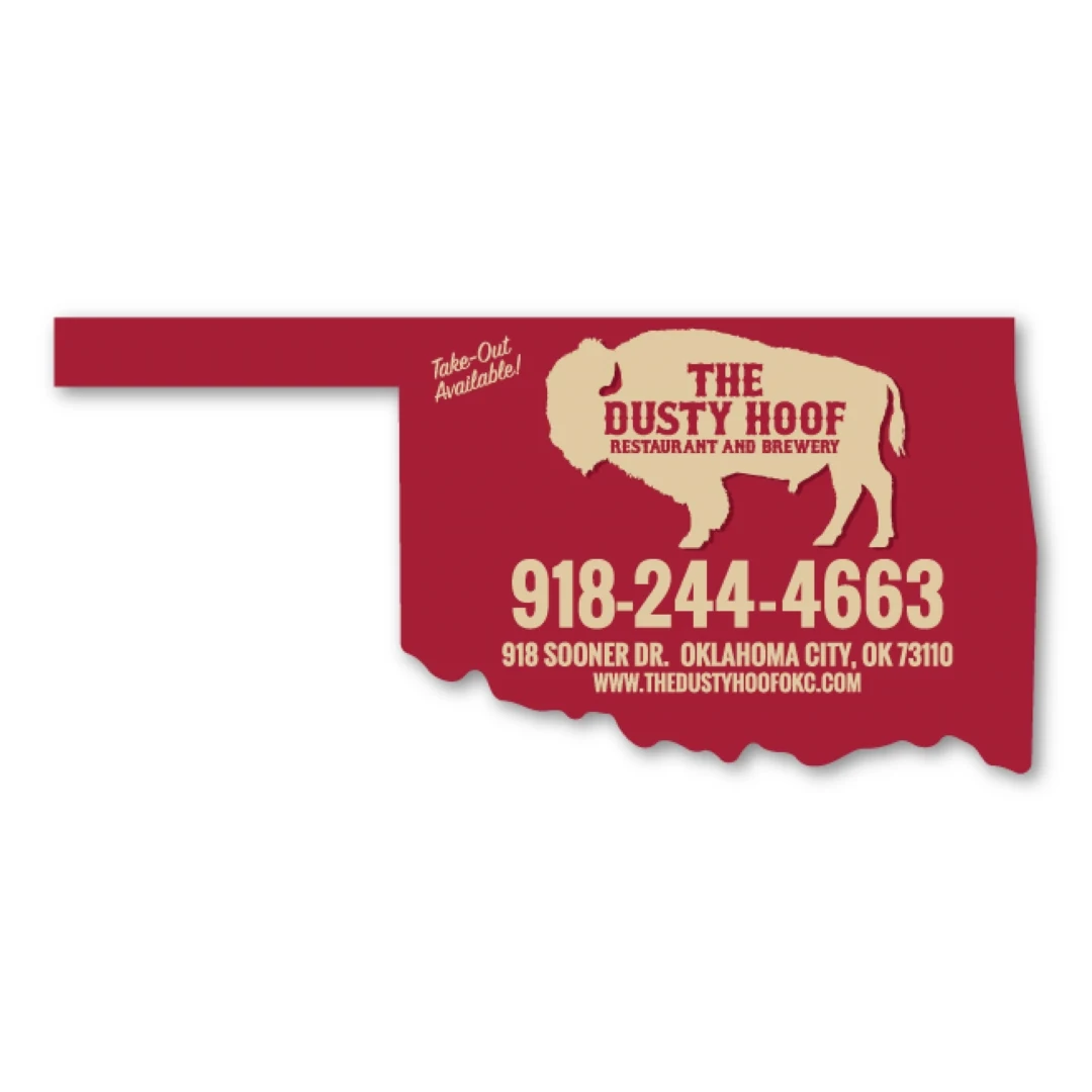 Oklahoma Magnet - 5.75" x 2.66" - 20 mil 1