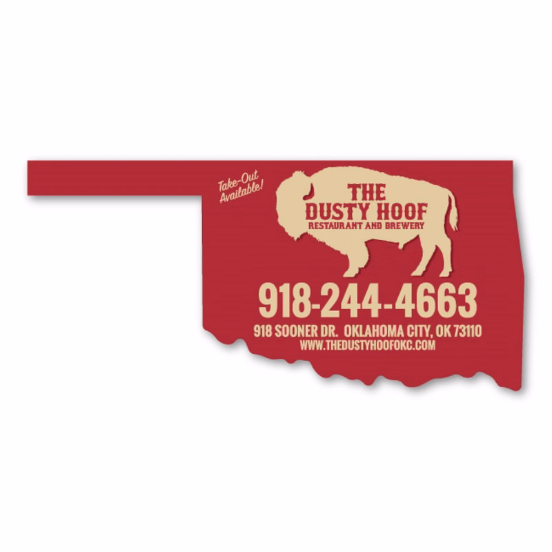 Oklahoma Magnet - 5.75" x 2.66" - 30 mil - Outdoor Safe