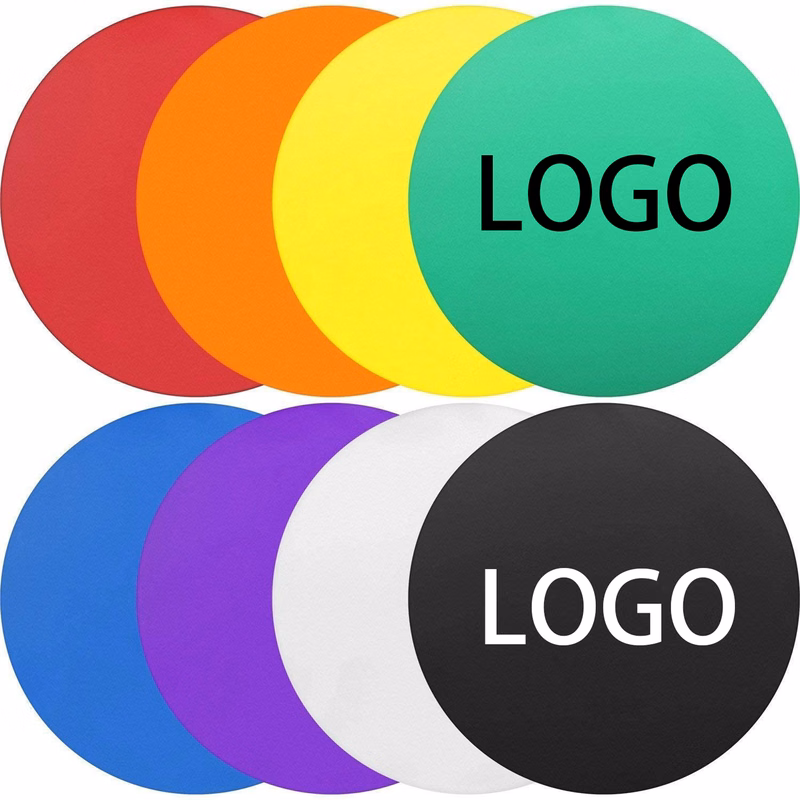 Glossy Flat Round Silicone Custom Coaster