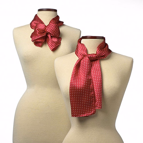 Red Newport Polyester Scarf - 8"x45"