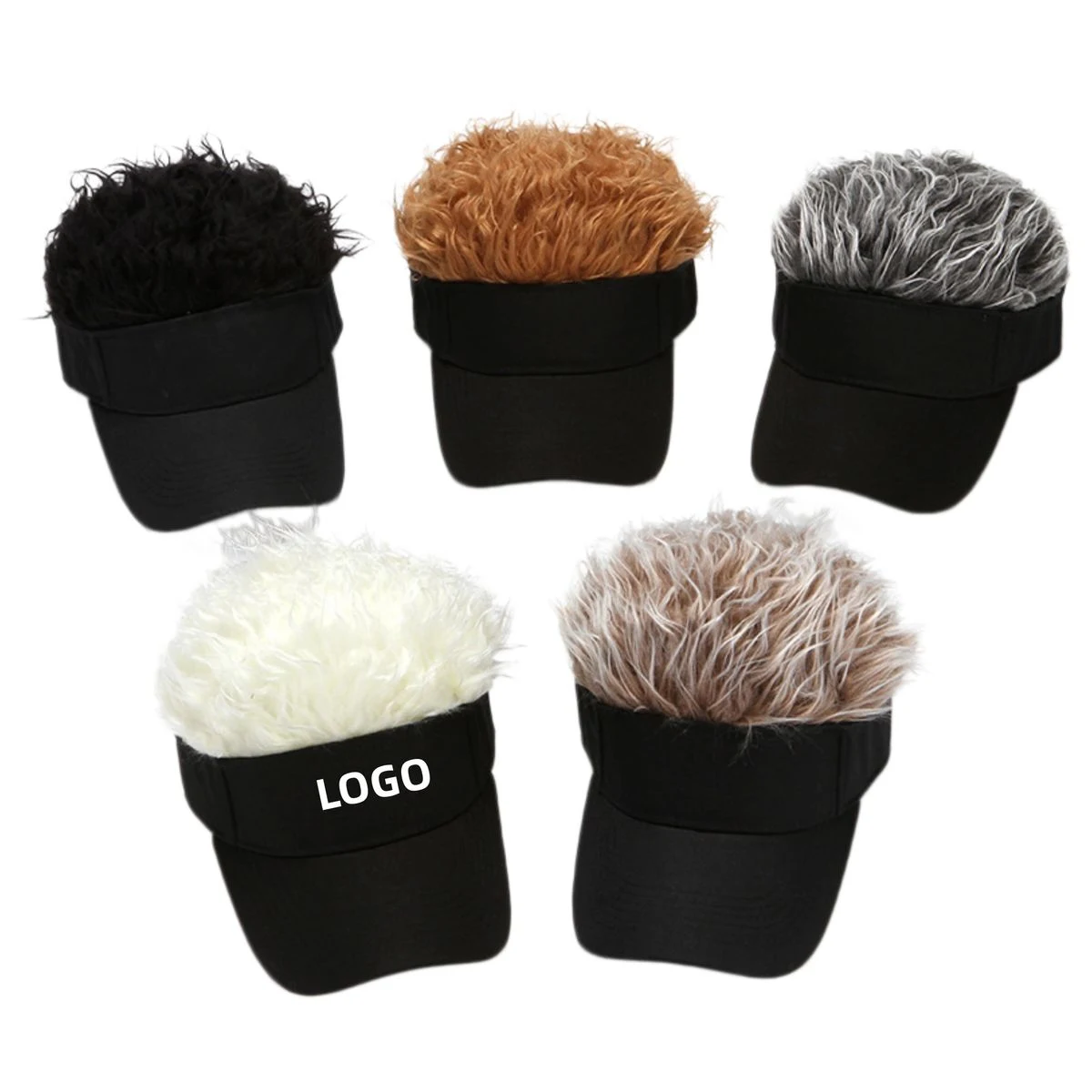 Natural-Looking Wig Golf Fishing Cap 1