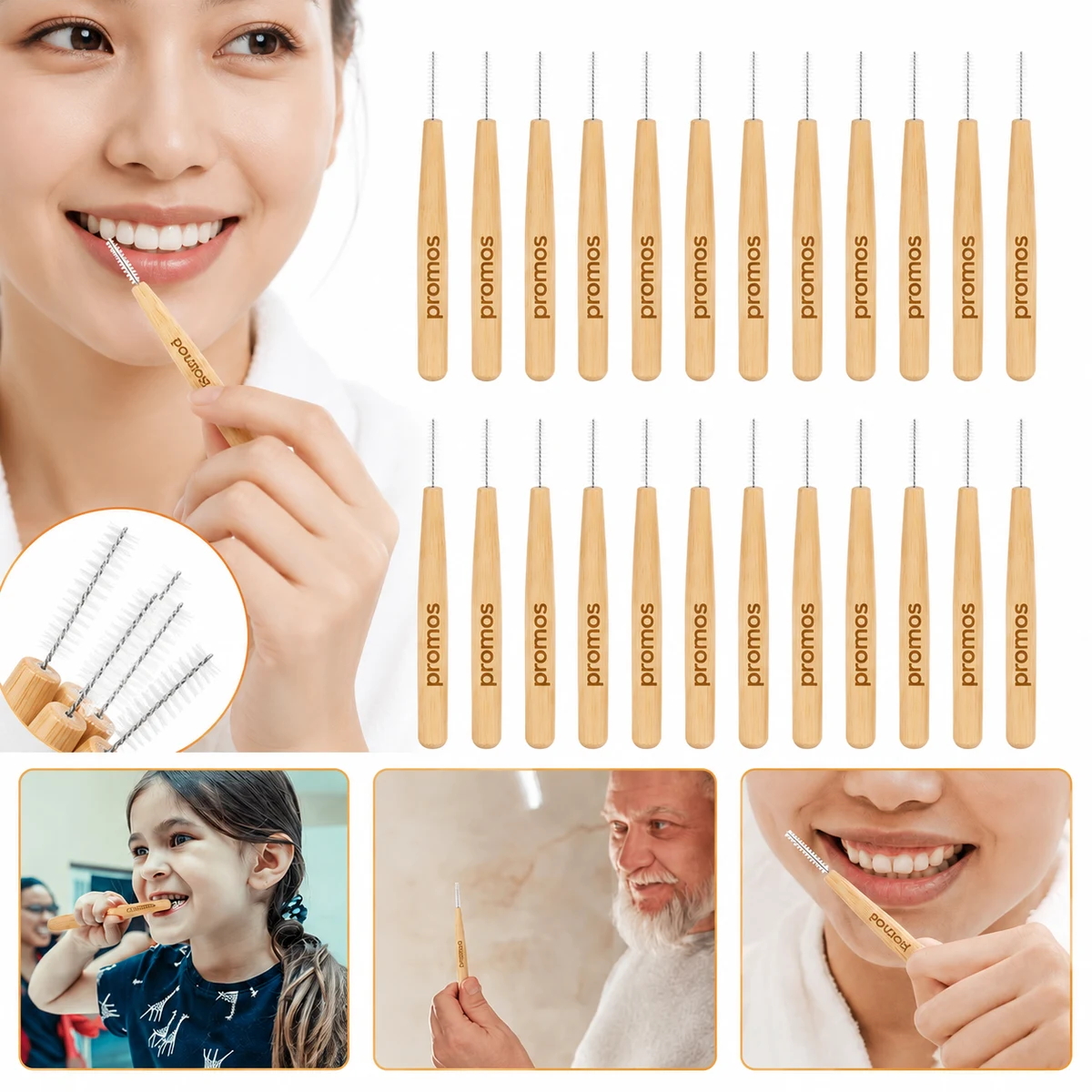 Bamboo Interdental Brush 1