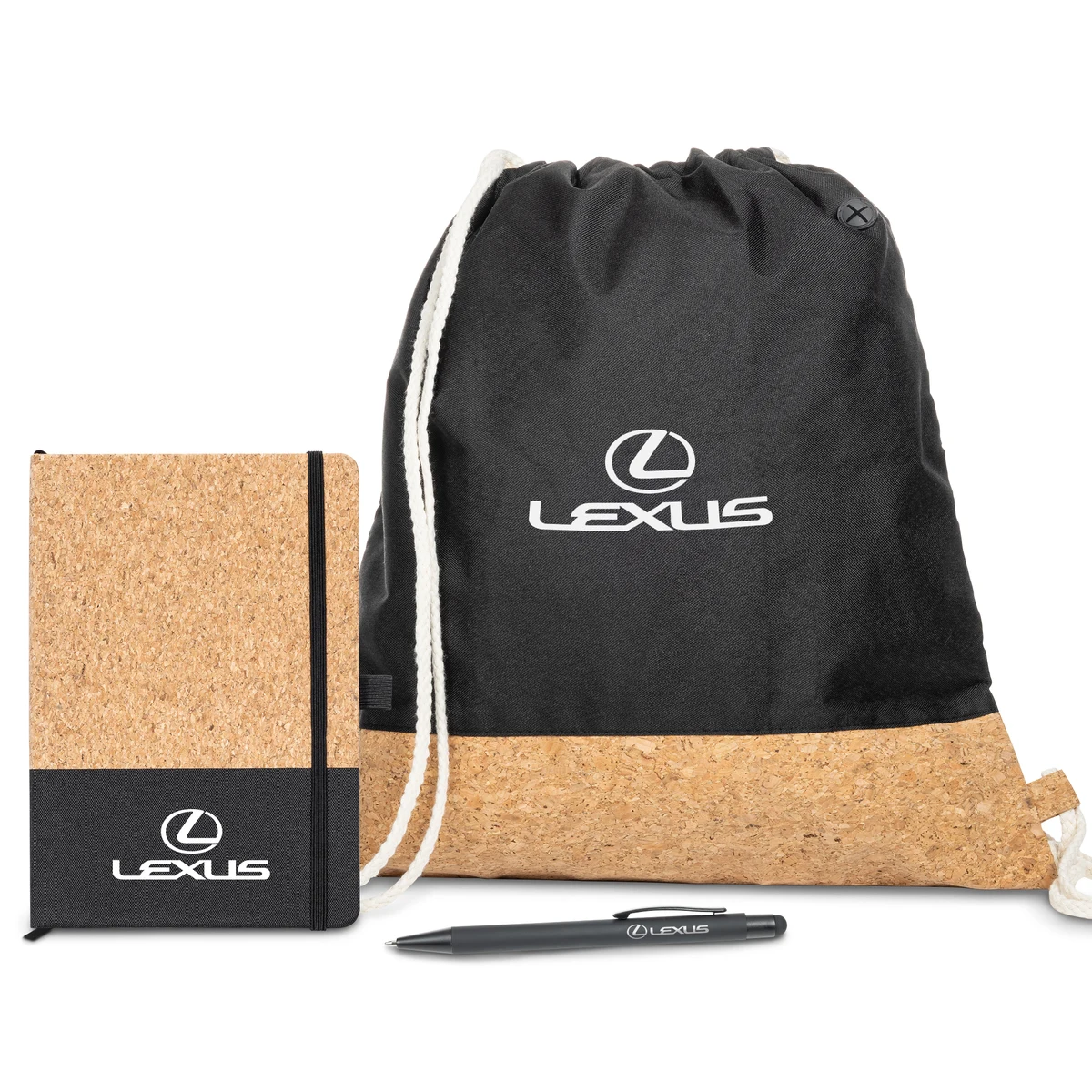 Cousteau Journal Gift Set w/Pen & Drawstring Tote 1