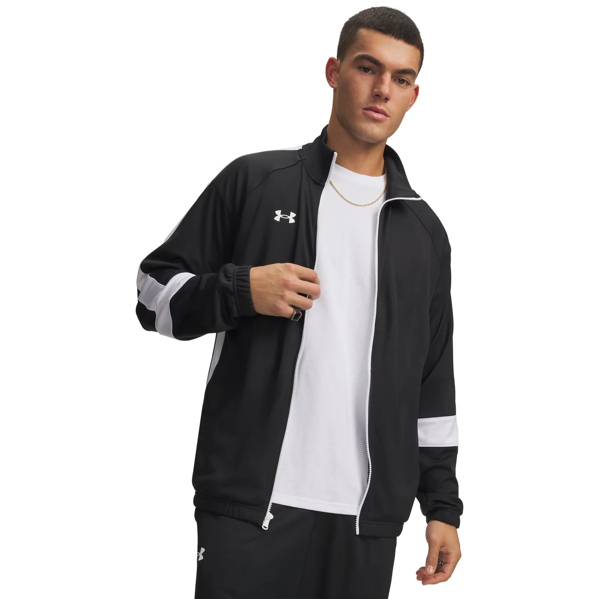 UA Team Knit Men's Full Zip 1