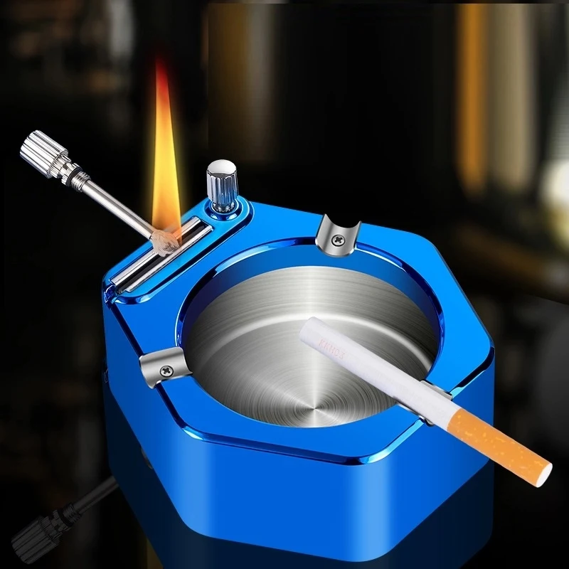 Refillable Kerosene Lighter ashtray 1