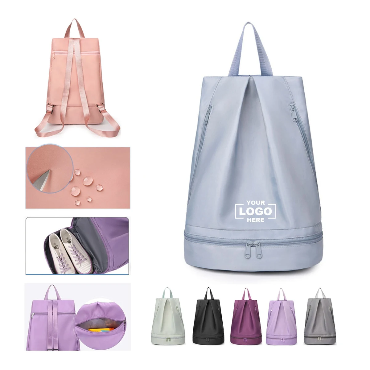 Gym Swimming Backpack with Dry and Wet Separation 1