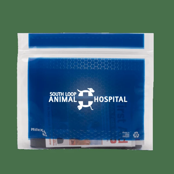 Pet Safety & First Aid Kit in a Resealable Plastic Bag 1