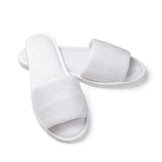 Men's Open Toe Terry Slippers 1