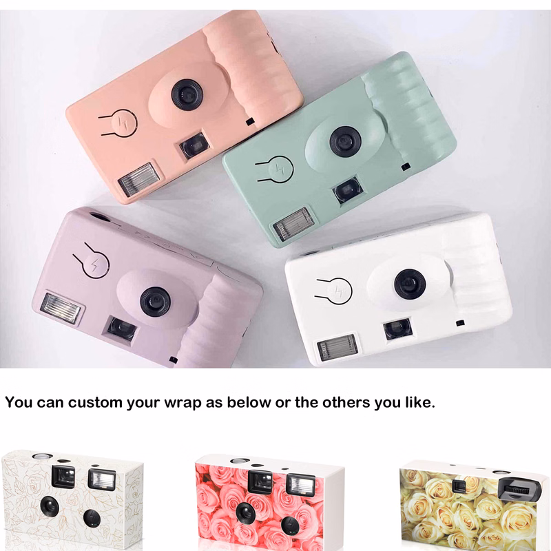 Custom Wrap Disposable Camera for Wedding