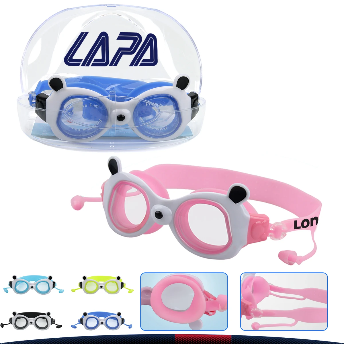 Panda Kids Swimming Goggles 1