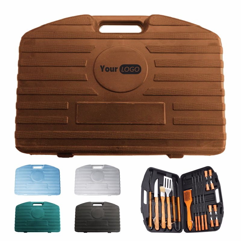 Stainless Steel Wooden Handle Portable Suitcase
