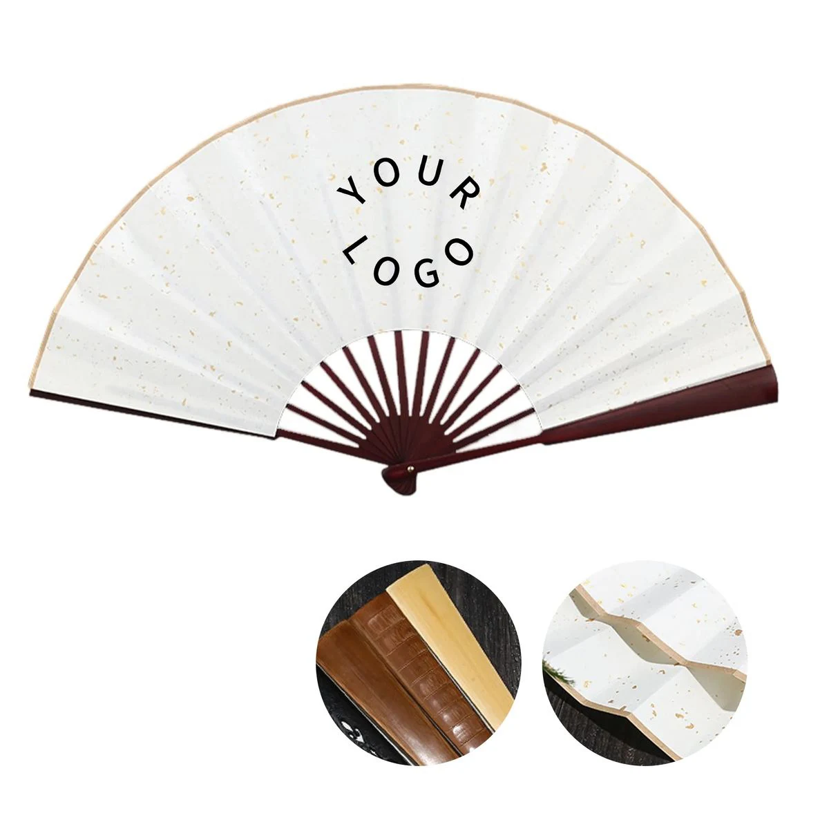 20 Inch Folding Paper Fan for Parties and Performances 1
