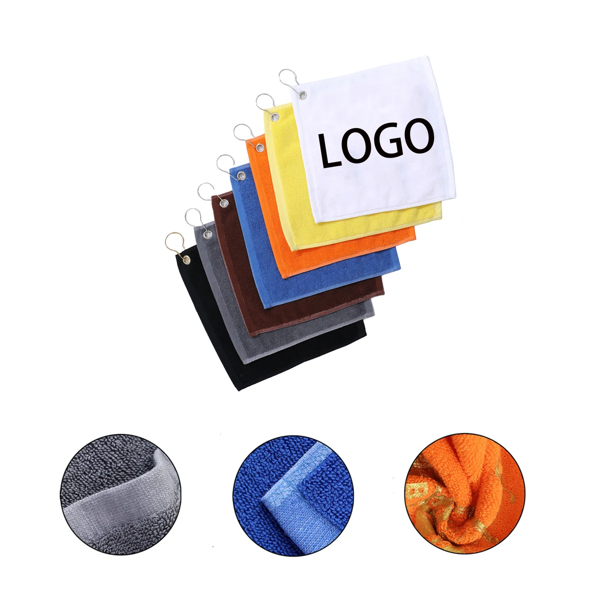 MOQ 100 Cotton Golf Towel 1