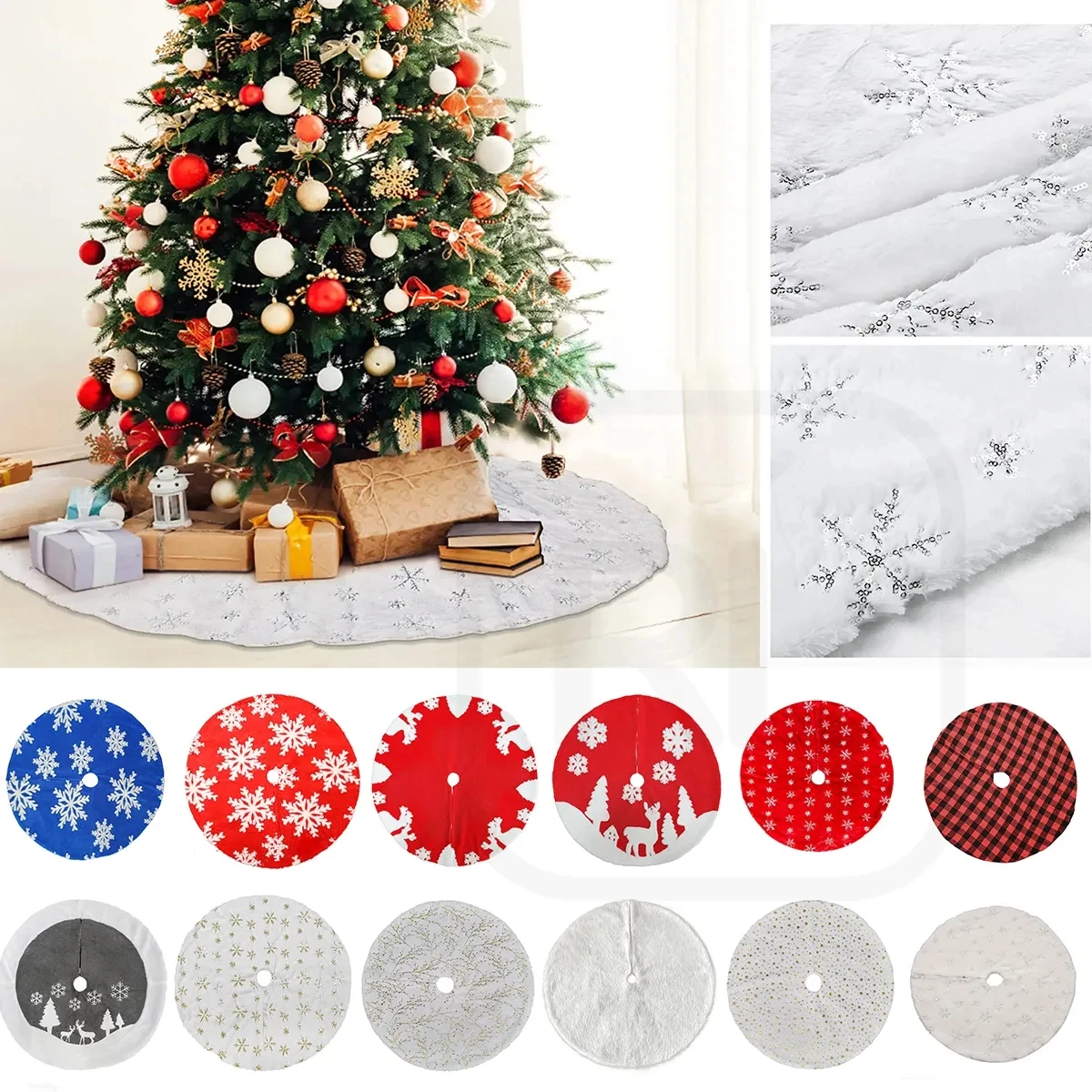 48 inch Christmas Tree Skirt 1