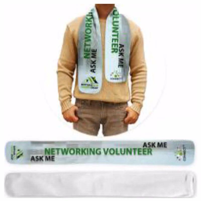 Sublimated Imported Econo Fleece Scarf, 6x50